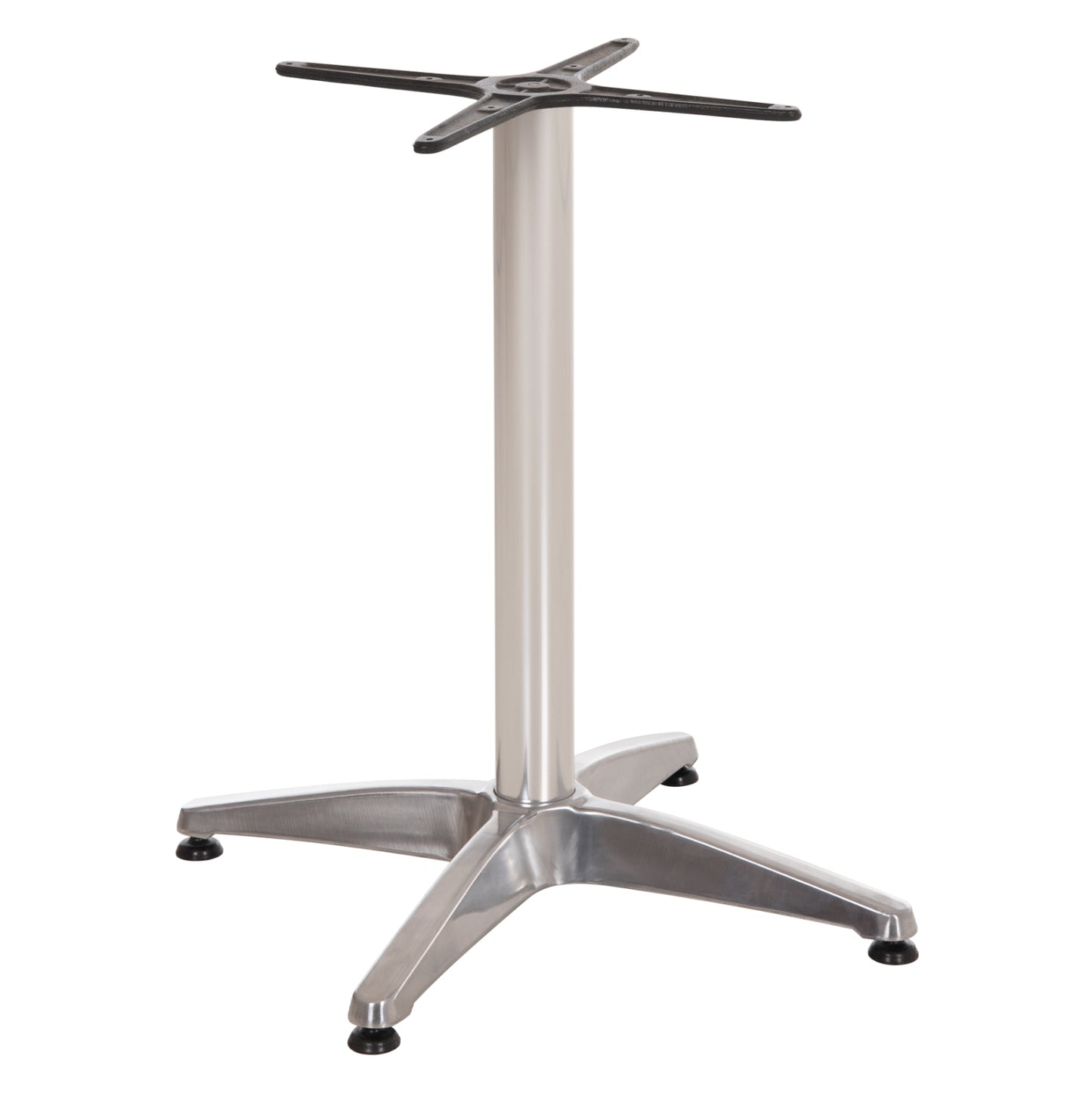 Aluminum Base 4legs 66x66x69cm With Cross 45x45cm Hm448.01 Chromed