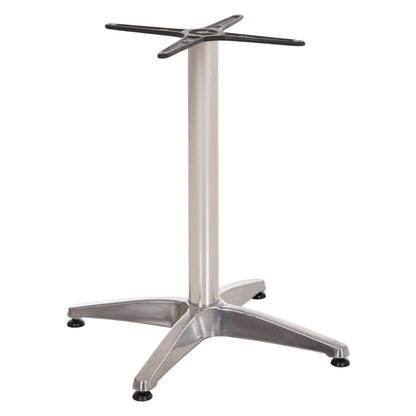 Aluminum Base 4legs 66x66x69cm With Cross 45x45cm Hm448.01 Chromed