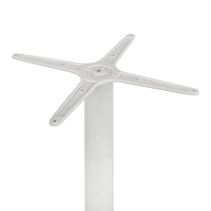 Aluminum Base 4legs 65x65x70cm With Cross 48x48cm Hm448.02 White
