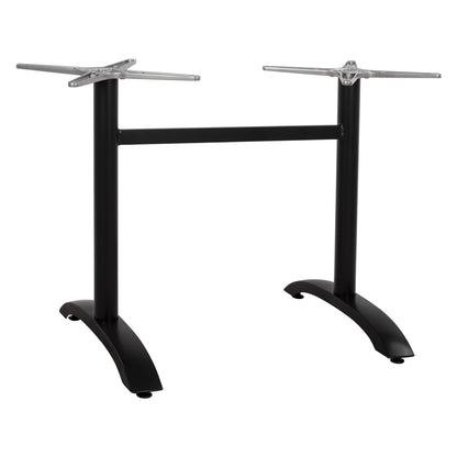Aluminum Base 2 Legs Hm461.01 Blck Matte 78x60x73
