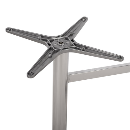 Aluminum Base 2 Legs Hm461.03 Chromed 78,5x60x73cm