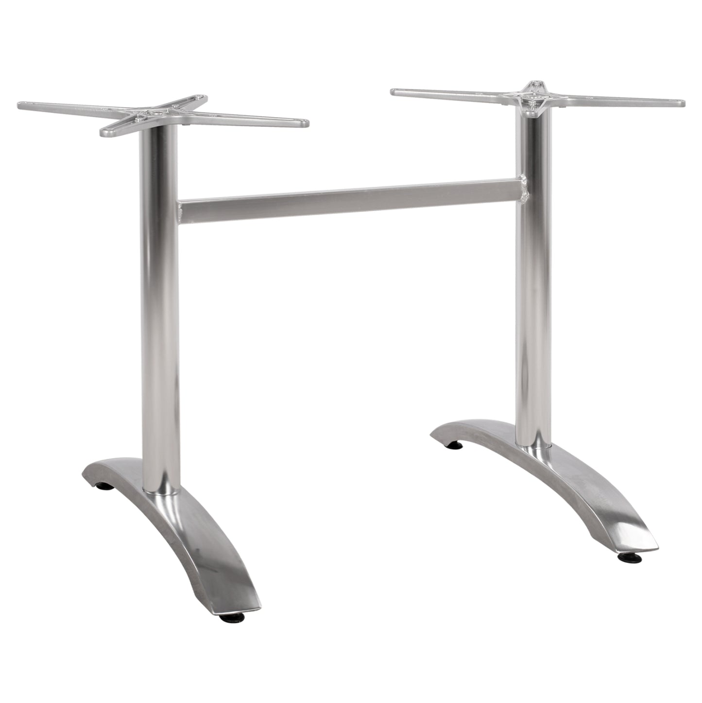Aluminum Base 2 Legs Hm461.03 Chromed 78,5x60x73cm
