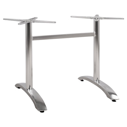 Aluminum Base 2 Legs Hm461.03 Chromed 78,5x60x73cm