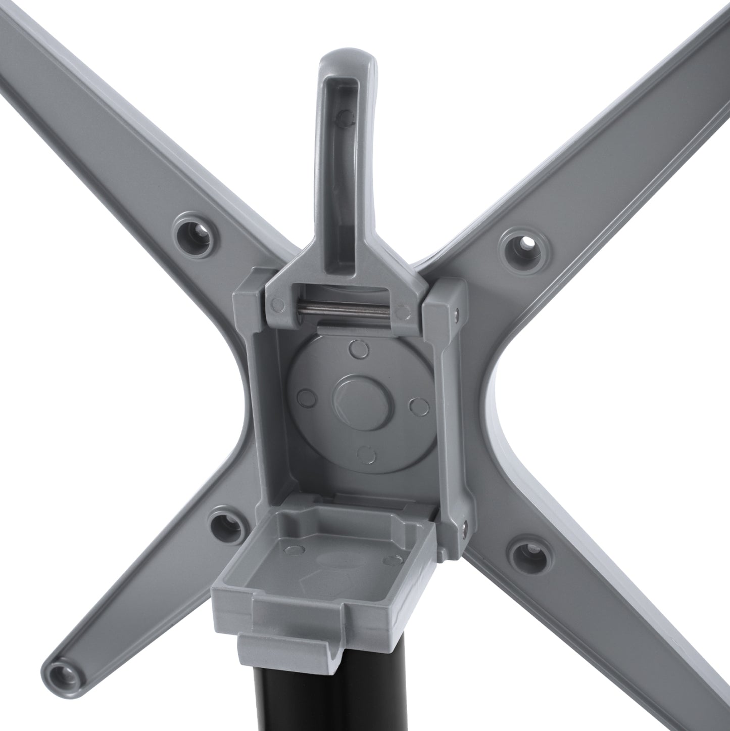 Aluminum Base 2 Column Hm468.01 Black Matte 78x59.5x73cm