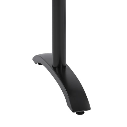 Aluminum Base 2 Column Hm468.01 Black Matte 78x59.5x73cm
