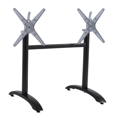 Aluminum Base 2 Column Hm468.01 Black Matte 78x59.5x73cm