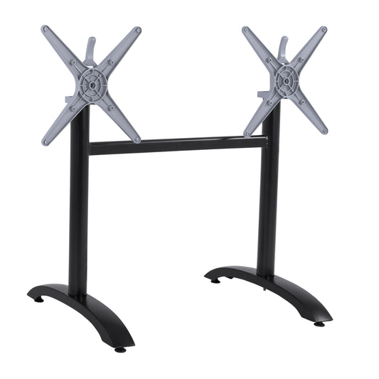 Aluminum Base 2 Column Hm468.01 Black Matte 78x59.5x73cm