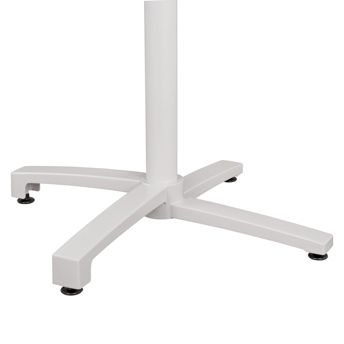 Aluminum Base Folding White Matte 69x69x73cm With Cross Hm459.02
