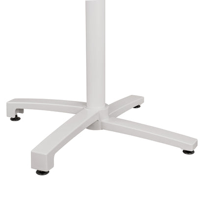 Aluminum Base Folding White Matte 69x69x73cm With Cross Hm459.02