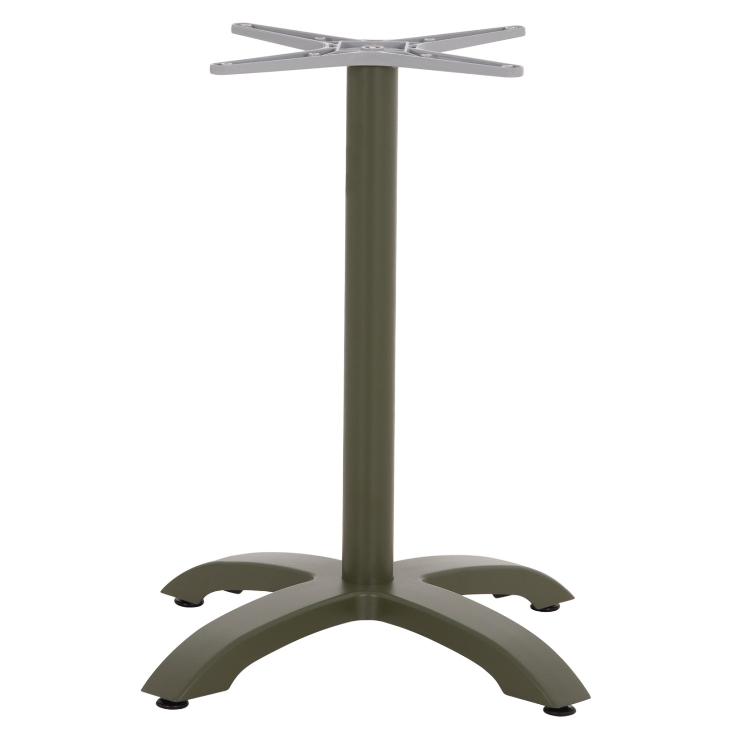 Aluminum Table Base Hm460.28 Green 66x66x72hcm. Cross 48x48cm.