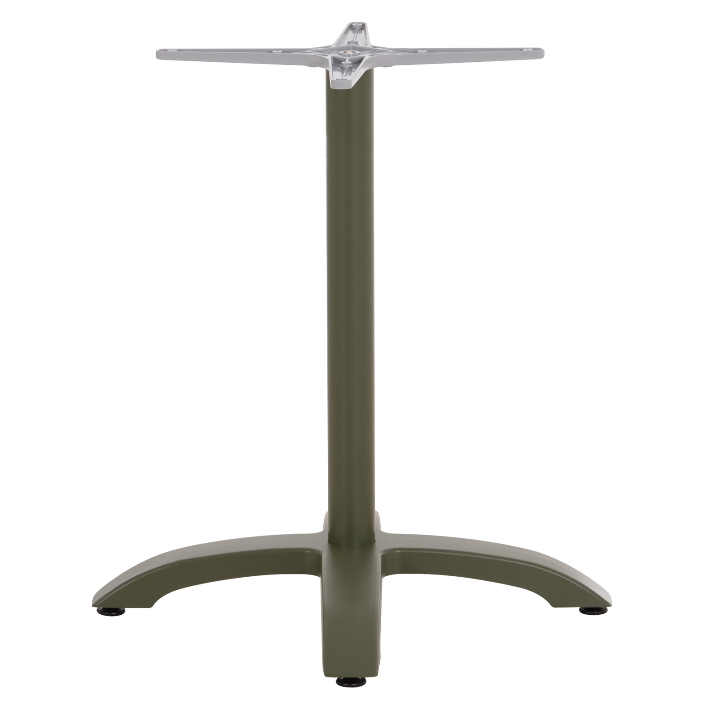 Aluminum Table Base Hm460.28 Green 66x66x72hcm. Cross 48x48cm.