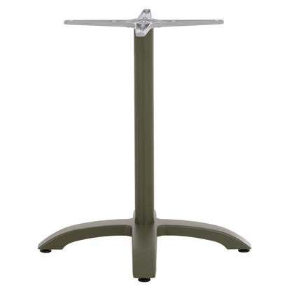 Aluminum Table Base Hm460.28 Green 66x66x72hcm. Cross 48x48cm.