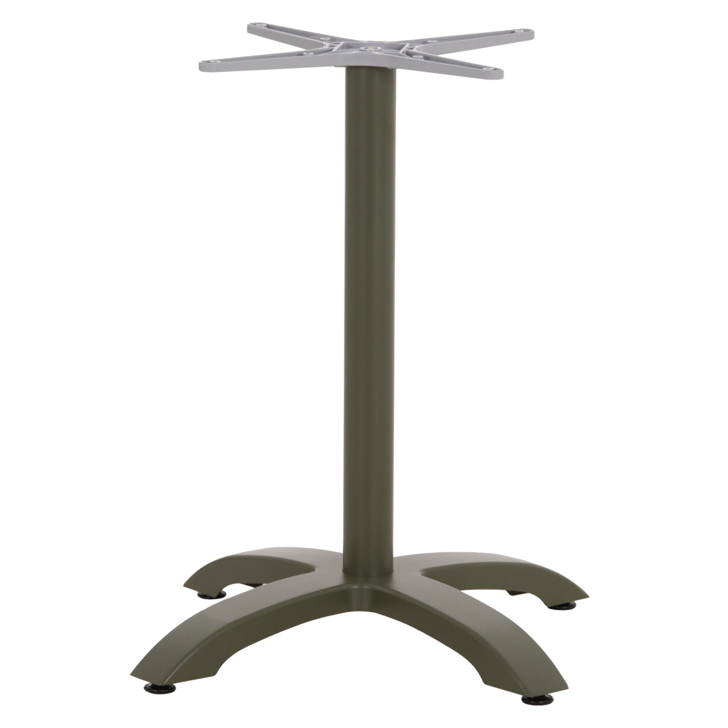 Aluminum Table Base Hm460.28 Green 66x66x72hcm. Cross 48x48cm.