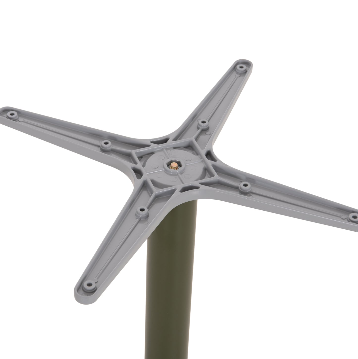 Aluminum Table Base Hm460.28 Green 66x66x72hcm. Cross 48x48cm.