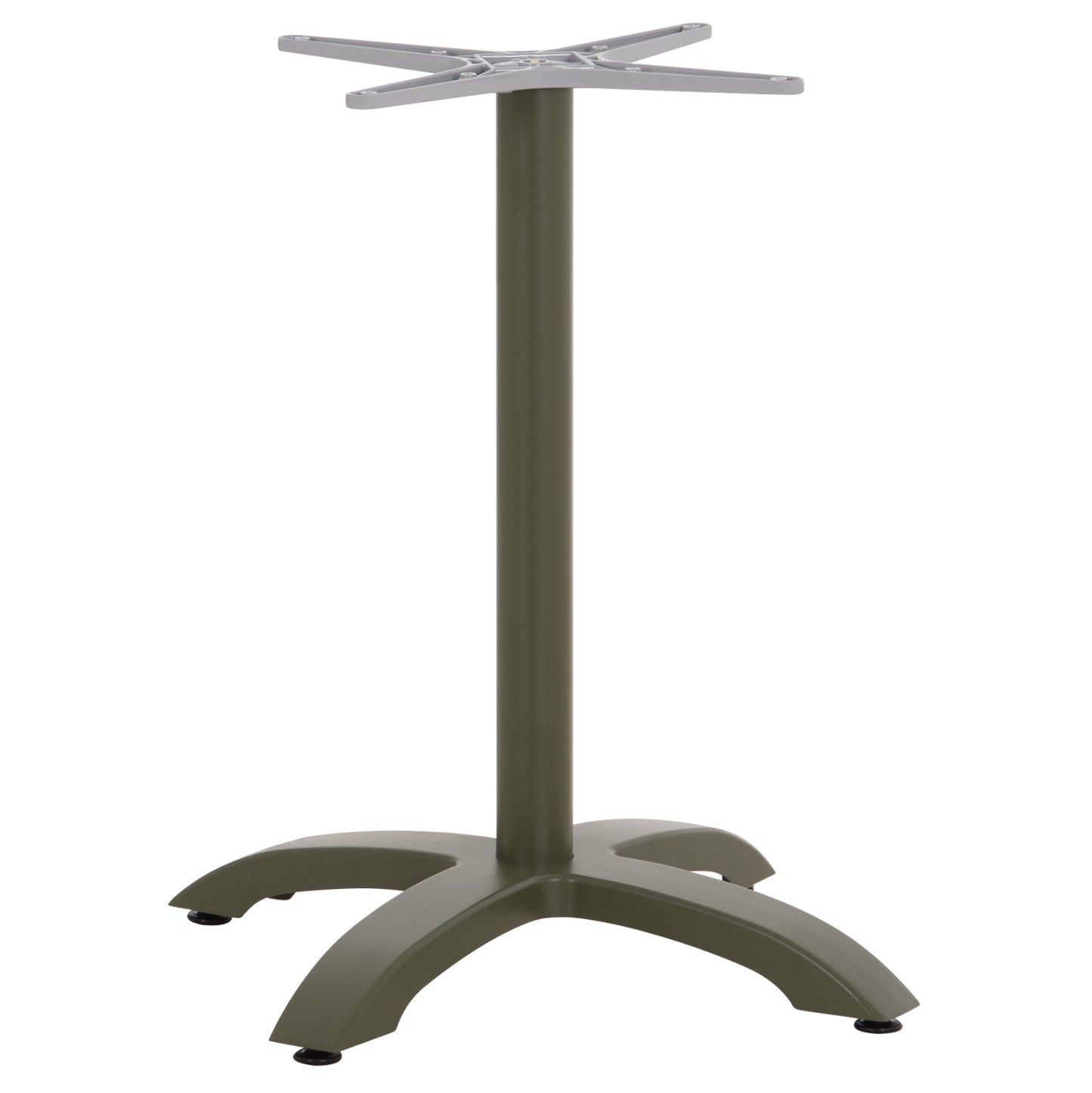 Aluminum Table Base Hm460.28 Green 66x66x72hcm. Cross 48x48cm.