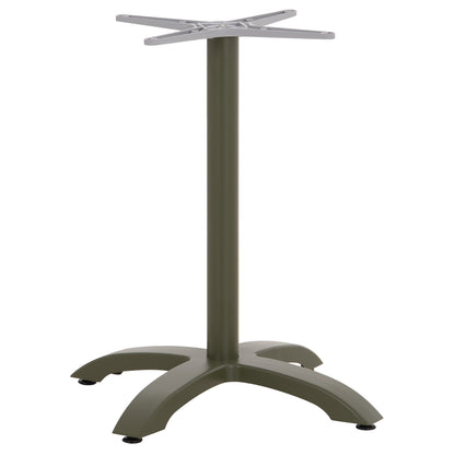 Aluminum Table Base Hm460.28 Green 66x66x72hcm. Cross 48x48cm.