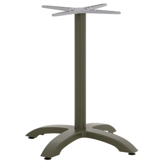 Aluminum Table Base Hm460.28 Green 66x66x72hcm. Cross 48x48cm.