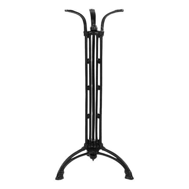 Base Bar From Cast Iron Hm446 3legs In Black Color 50x50x105