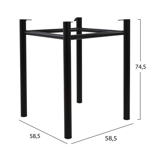 Base 4 Legs For Surface 70x70 H/b 652-070