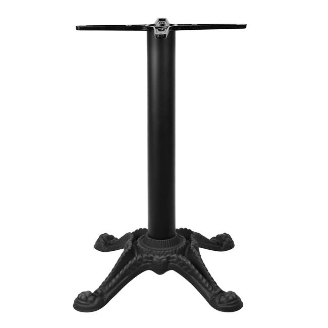 Cast Iron Base 58χ58χ75cm Crossed 45x45cm 4legs Black Hm407