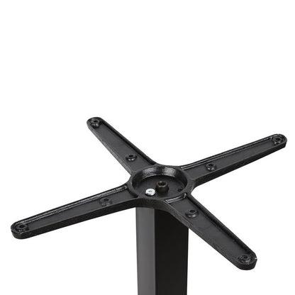 Cast Iron Base Black 45x45x72 Crossed 45x45 Hm416