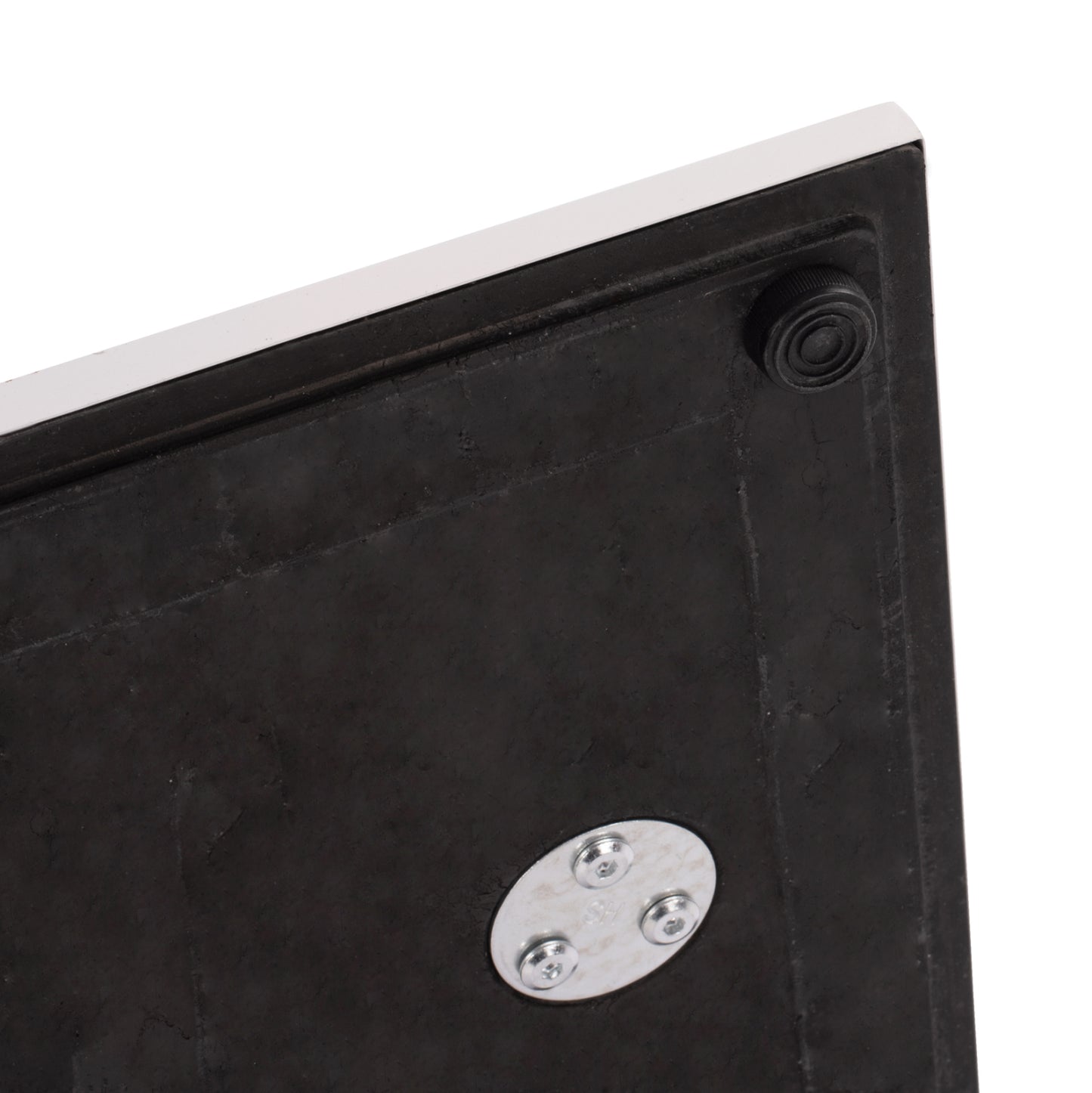 Base Metallic Double White Matte 80x40x72 With Adjusters Hm435.12