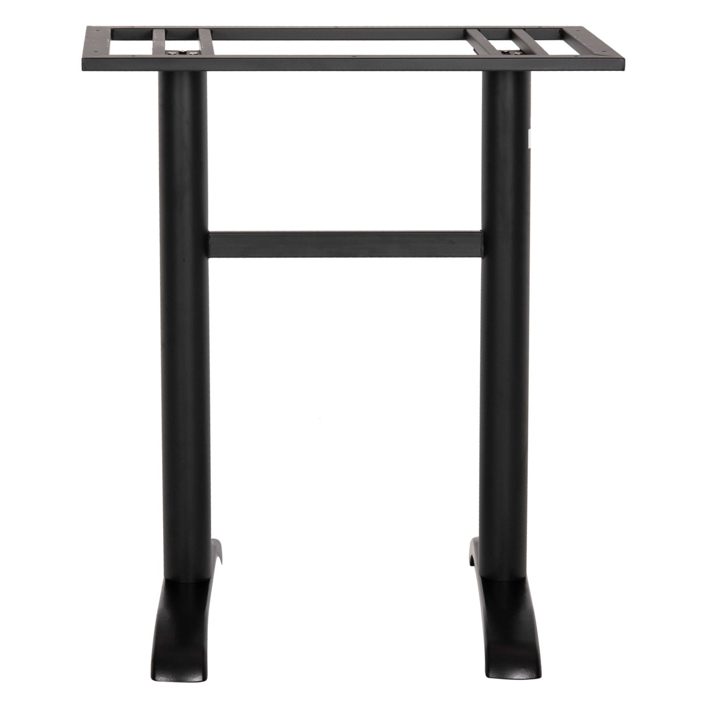 Bar Table Base Metal Medium Height Hm479.01 Double In Black Color 40Χ80Χ91hcm.