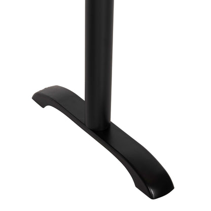 Bar Table Base Metal Medium Height Hm479.01 Double In Black Color 40Χ80Χ91hcm.