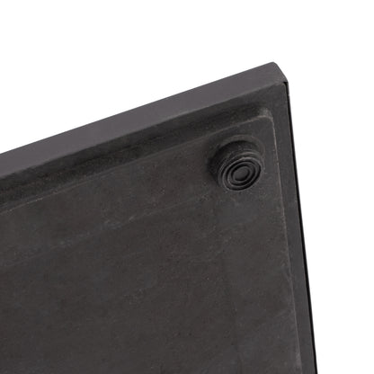 Base Metallic Grey 40x40x72 With Adjusters Hm421.20