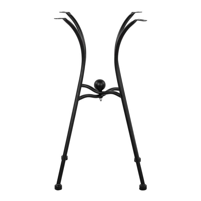 Metallic Base Hm466 4legs In Black Color 50x50 Cm.