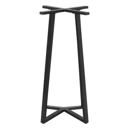 Base For Bar Table Hm477.01 Medium Height Black Metal 50x50x90hcm.