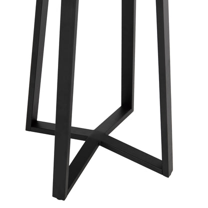 Base For Bar Table Hm477.01 Medium Height Black Metal 50x50x90hcm.