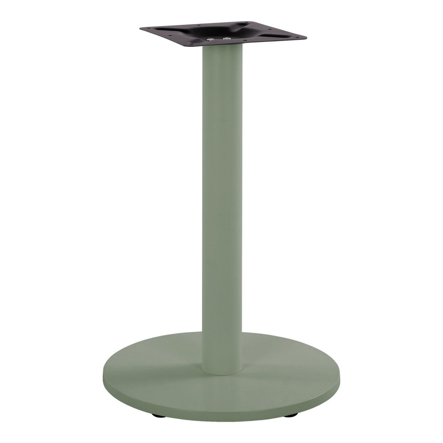 Table Base Hm419.28 Metallic (steel) In Green With Height Adjusters Φ45Χ72hcm.