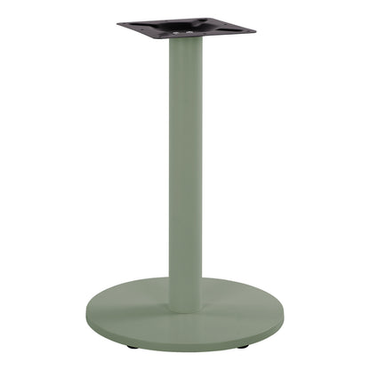Table Base Hm419.28 Metallic (steel) In Green With Height Adjusters Φ45Χ72hcm.