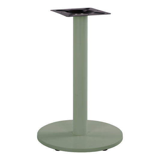 Table Base Hm419.28 Metallic (steel) In Green With Height Adjusters Φ45Χ72hcm.
