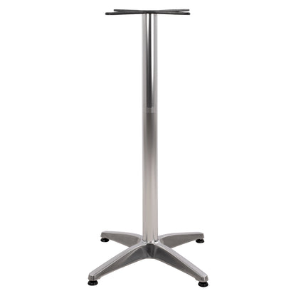 Bar Base Aluminum 66x66x109cm With Cross 44x44cm Hm450 Chromed