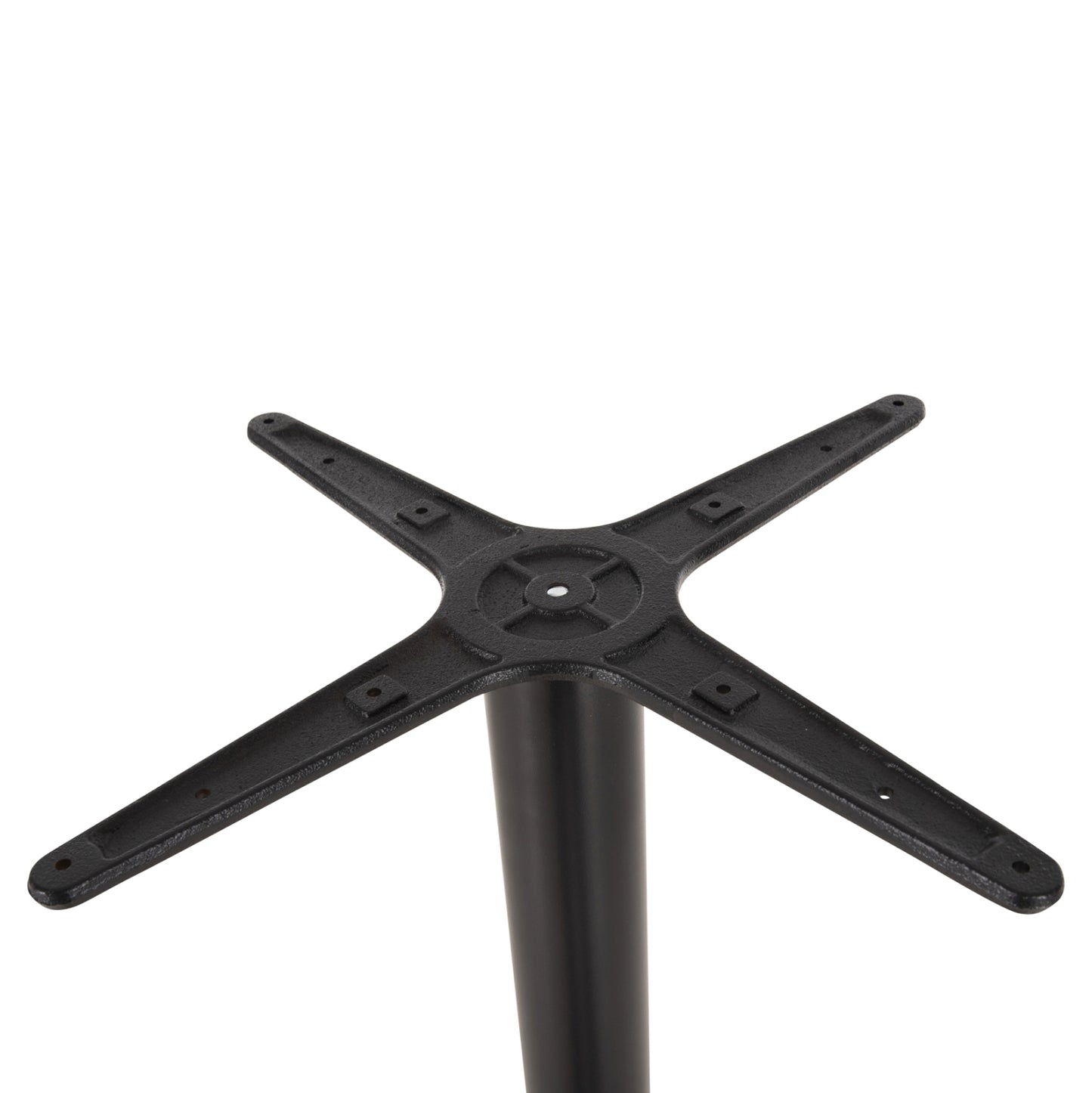 Bar Table Base Hm450.03 Aluminum In Black 4-pronged With 44x44cm. Cross