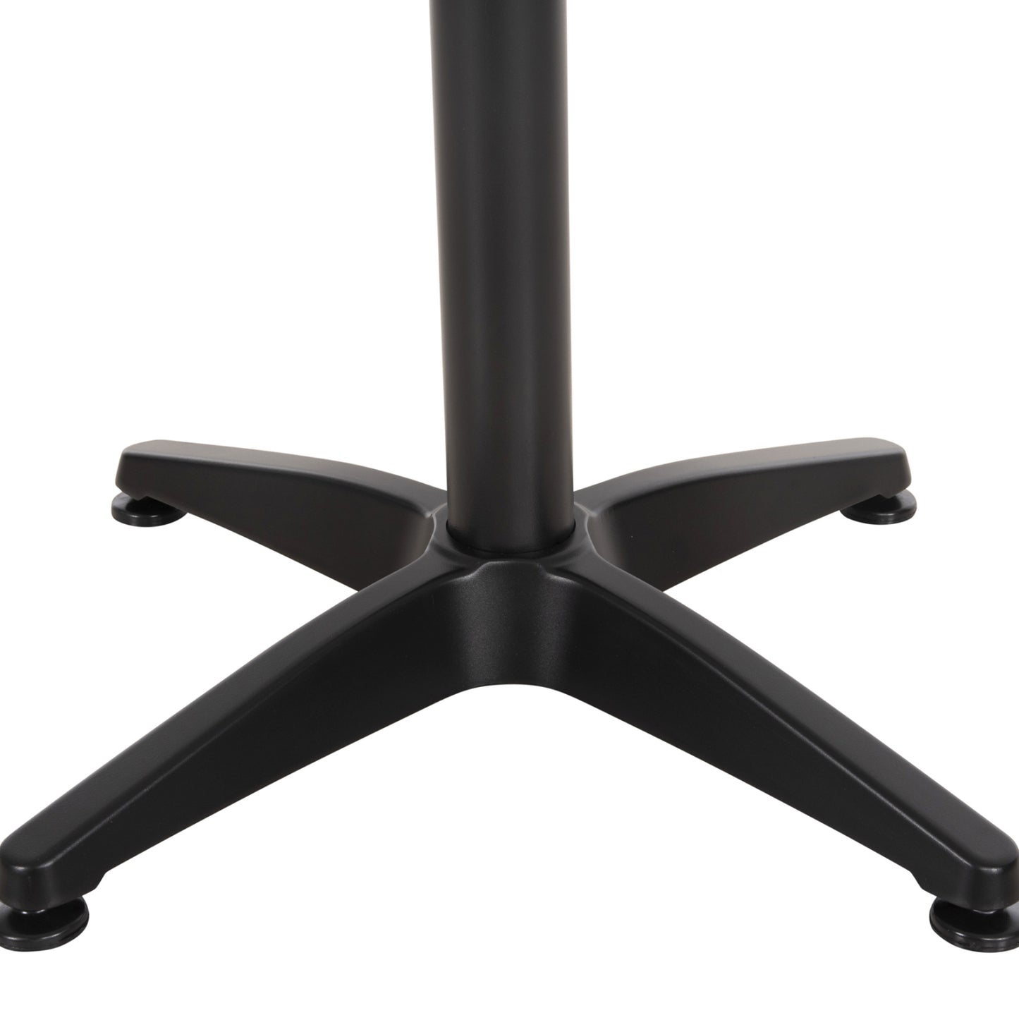 Bar Table Base Hm450.03 Aluminum In Black 4-pronged With 44x44cm. Cross