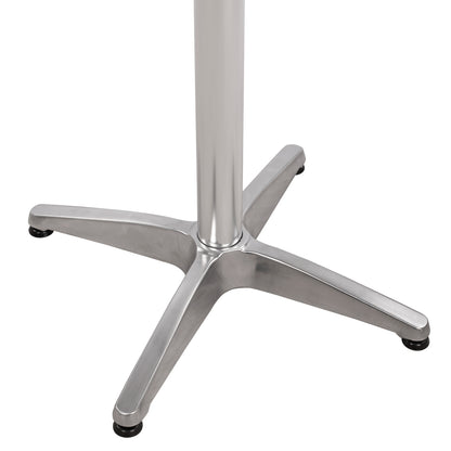 Bar Base Aluminum 66x66x109cm With Cross 44x44cm Hm450 Chromed