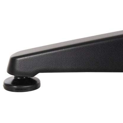 Bar Table Base Hm450.03 Aluminum In Black 4-pronged With 44x44cm. Cross