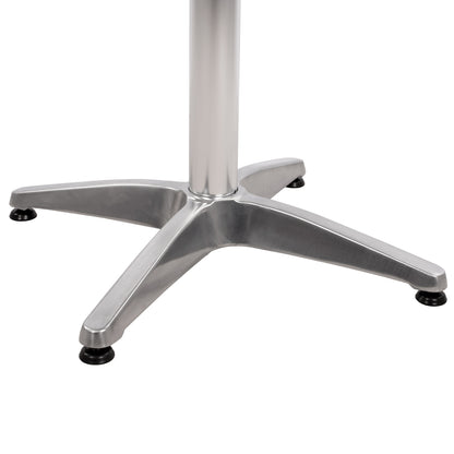 Bar Base Aluminum 66x66x109cm With Cross 44x44cm Hm450 Chromed