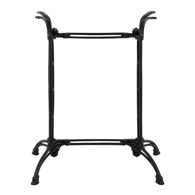 Base From Cast Iron 2 Cοlumns Hm465 Black Color 78x50