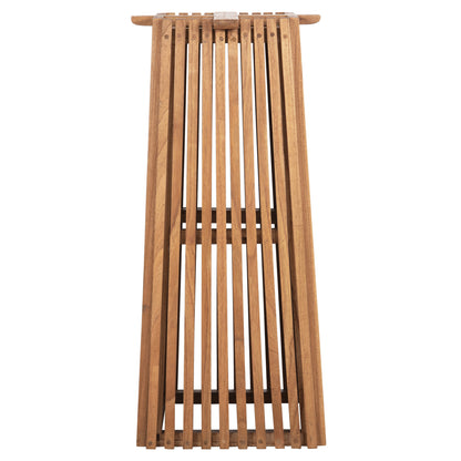 Indoor Bar Table Legs-base Med.height Square Frantz Hm9858.11 Mindi Wood In Natural 40x40x90hcm.