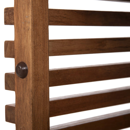 Indoor Bar Table Legs-base Med.height Square Frantz Hm9858.11 Mindi Wood In Natural 40x40x90hcm.