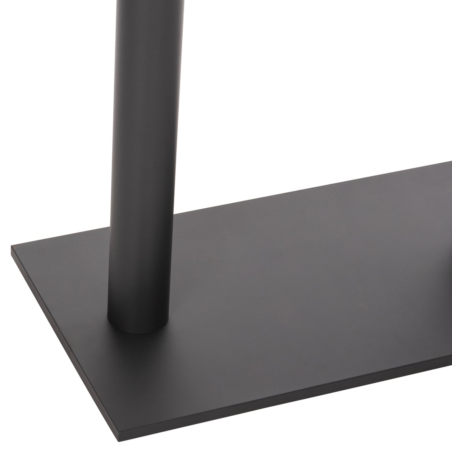 Bar Table Base Hm478.20 Medium Height Matte Grey Metal 2-pillar 40Χ80Χ90hcm.