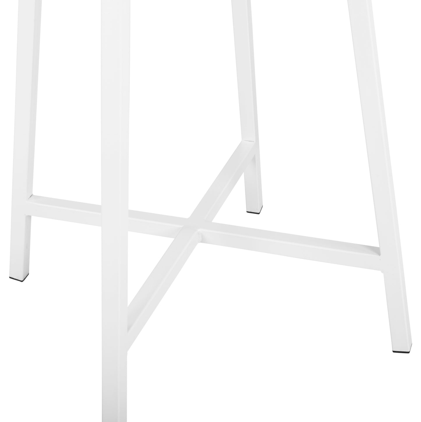 Metal Stand Bar Base 4 Legs Ts952 White 48.5x47.5x104 Cm.