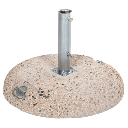 Premium Umbrella Base Hm5476.70p Concrete Mosaic 70kg With Handles And Galvanised Tube Φ62mm