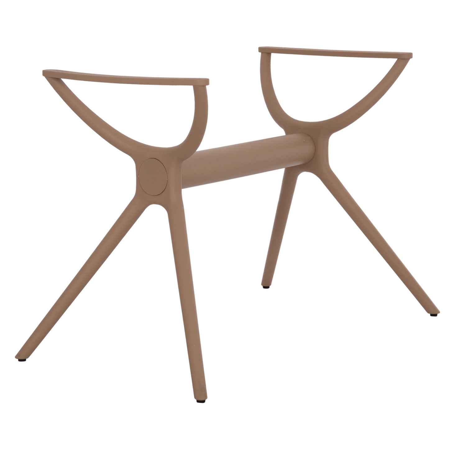 Polypropylene-metal Table Base Cappuccino Hm463.04 For Tabletop 120x80cm.