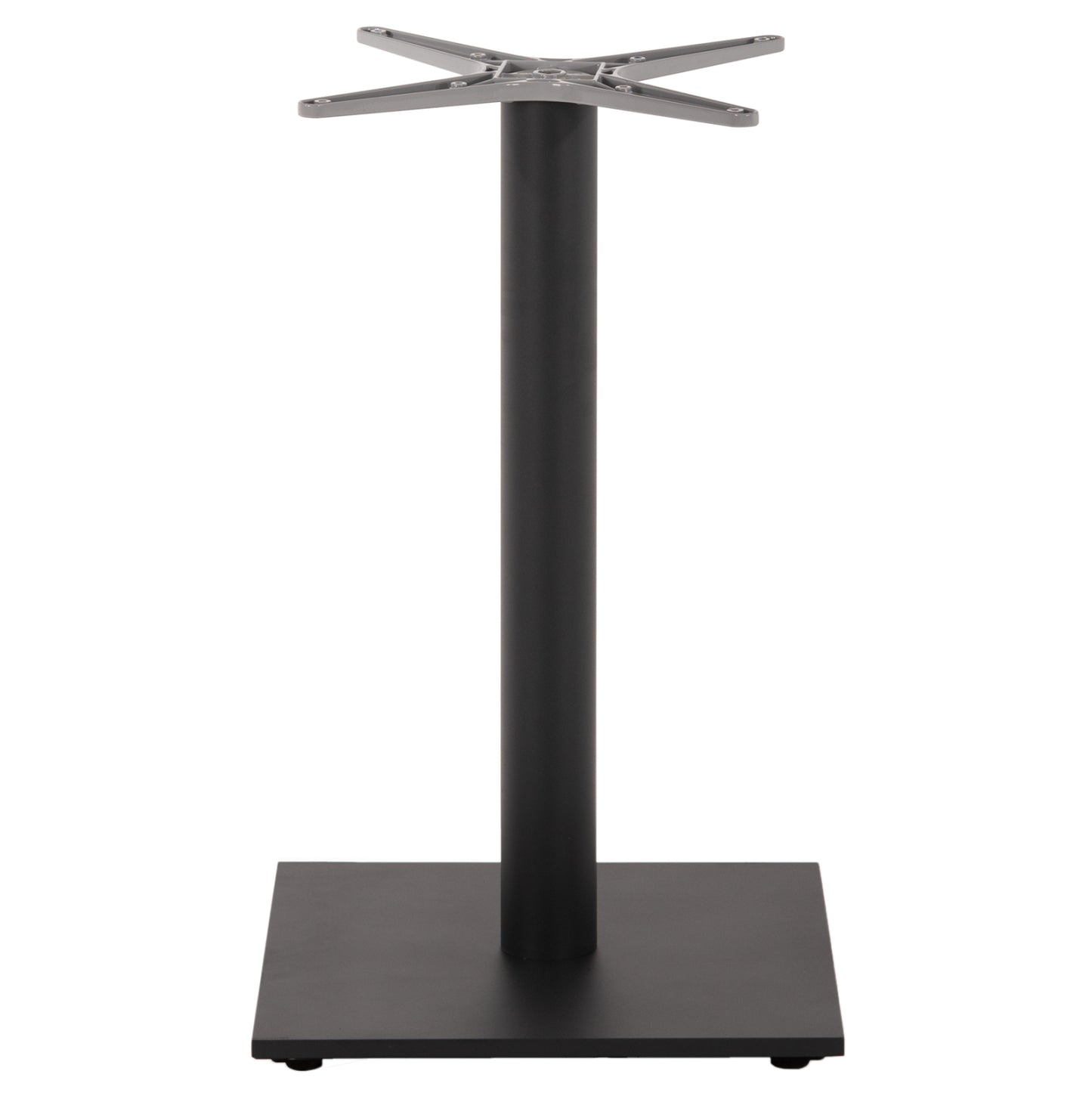 Base For Table Hm475.20 Aluminum Grey-46x46cm Cross- 46Χ46Χ72hcm.