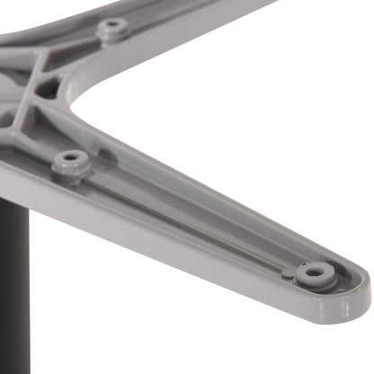 Base For Table Hm475.20 Aluminum Grey-46x46cm Cross- 46Χ46Χ72hcm.